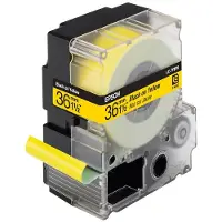 Epson LC-7YBP9 ruban d'étiquettes 36 mm (d'origine) - noir sur jaune pastel