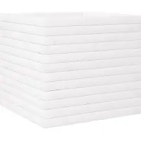 vidaXL Jardinière blanc 50x50x46 cm bois de pin massif