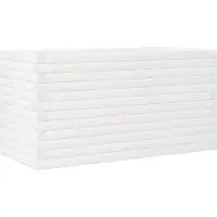 vidaXL Jardinière blanc 90x40x46 cm bois de pin massif