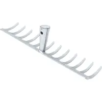 Ideal Râteau de jardin largeur de travail 428 mm 16 dents avec douille conique sans manche - 66401600