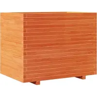 vidaXL Jardinière cire marron 90x60x72 cm bois de pin massif