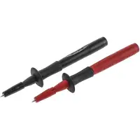 Fluke Kit de pointes de test de sécurité Connecteur 4 mm CAT II 1000 V Noir, rouge TP220-1 (3971276)