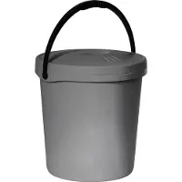 PLAST TEAM Vertriebs GmbH plast team Corbeille SEATTLE DUO 2 x 25 litres argent