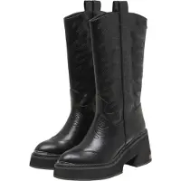 Buffalo Bottes de cowboy noir