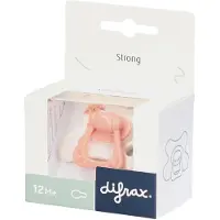 Difrax Sucette Naturelle 12m+ Chaton Rose Poussiéreux 1 pc(s) Sucette(S)