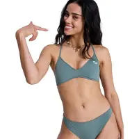 Roxy Essentials Sd Athletic Triangle Bikini Top Gris XS Femme