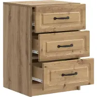 vidaXL Cabinet de chevet avec tiroir Chêne artisanal 43 x 41 x 63,5 cm