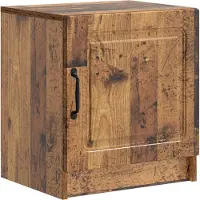 vidaXL Cabinet de chevet 2 pcs Bois ancien 43 x 34,5 x 47 cm
