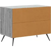 vidaXL Cabinet de chevet avec tiroir Sonoma gris 62 x 34,5 x 47,5 cm