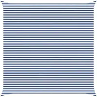 vidaXL Voile D'ombre Extérieure Bleu Et Blanc 7 X 7 M
