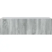 vidaXL Meuble TV mural, 98 x 41 x 30 cm, imitation chêne Sonoma gris