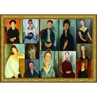 Grafika Casse-tête La peinture de Modigliani - 2000 pièces œuvres d'art