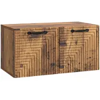 vidaXL Meuble TV mural en bois recyclé 59,5 x 31 x 30 cm