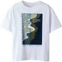 Name it T-Shirt 'NKMHansy' bleu / kaki / vert pastel / blanc