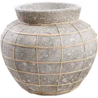 Bazar Bizar Vase Bazar Bizarre Le Ventre-béton Naturel - L | JABR087ConN-L