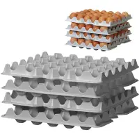 Super Merchant Jeu de 4 inserts pour bacs à ufs pour OVOBOX 120 , 291x288x(H)41mm