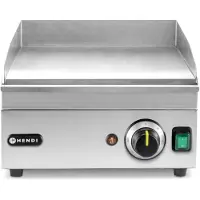 Hendi Plaque à griller rainurée, Kitchen Line, 220-240V/2400W, 527x404x(H)233mm