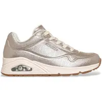 SKECHERS pour femme. 177859 Chaussures Shinin Or brillant (36), Doré, 1 à 3 cm, Lacets, Casuel