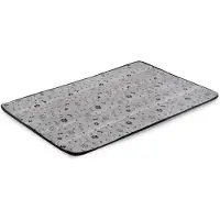 AIO Factory Tapis pour lit de chien 50x70 cm imperméable os noir