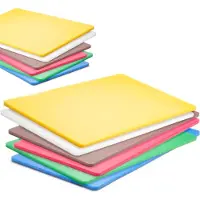Super Merchant Planches à découper HACCP Gastronorme 1/1 - set de 6,, 6 u., 530x325mm, Planche à découper, Multicolore
