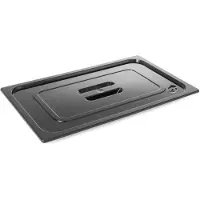 Super Merchant Couvercle Gn En Polycarbonate Noir Gn 1/1 - Hendi 862902