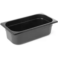 Super Merchant Bac Polycarbonate Noir Gn 1/4 Hauteur 65 Mm - Hendi 862636