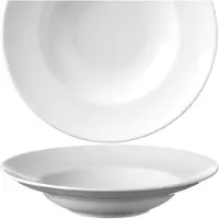 Hendi Assiette Pates 26 Cm Porcelaine Blanc (Lot De 6)