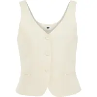 WE Gilet blanc naturel