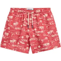 Sebago pour homme. 77116WW Maillot de bain Sandbeach (L), Rouge, Beachwear, Polyester