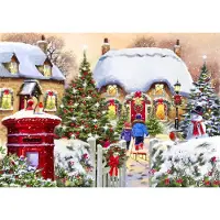 Bluebird Puzzle Puzzle Winter Cottage - 1000 pièces