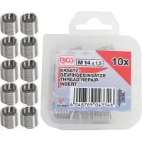 Bgs Jeux de filets de rechange M14 x 1,5 mm 10 pces - 9430-1