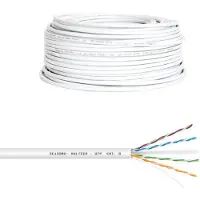 Vultech LAN Cable Cat6 UTP 50m PVC - Ethernet Network 1000 Mbit/s