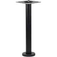 Stema Pied de table en métal SH-3018-2, fixation directe au sol, noir, diamètre 17,5 cm, hauteur 72,5 cm