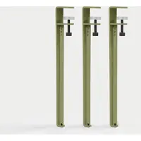 TIPTOE Ensemble de 3 ou 4 Pieds de Table - 43 cm Khaki Green | Set of 3