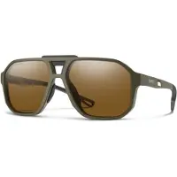 Smith - Lunettes de soleil polarisées - Truss Matte Olive Oil ChromaPop Polarized Brown - Kaki