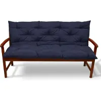 Beautissu Coussin d'assise Flair BR bleu foncé, 180 x 50 x 50 cm