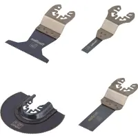 Wolfcraft Jeu d'accessoires multi-outils oscillants 5 pcs PRO 3961000