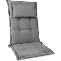 Beautissu Coussin d'appui haut Premium 120 x 50 x 7 cm, gris clair