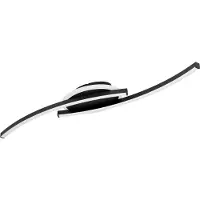 Eglo Lampe de plafond Lungolago LED - noir - rond