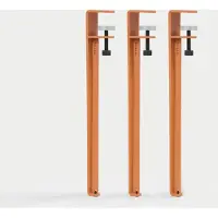 TIPTOE Ensemble de 3 ou 4 Pieds de Table - 43 cm Tangerine Red | Set of 3