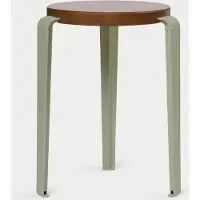 TIPTOE Lou Tabouret en bois Eucalyptus Grey | Tinted Oak