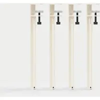 TIPTOE Ensemble de 3 ou 4 Pieds de Table - 43 cm White Cream | Set of 4