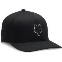 FOX Hommes, Casquette, Hat 23 F-Head Flexfit Blk S/M, Noir