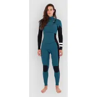 Hurley Combinaison En Néoprène à Manches Longues Et Fermeture éclair Sur La Poitrine Pour Femme Plus 4/3 Mm