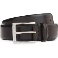 BOSS Ceinture confectionnée en Italie avec boucle logotée