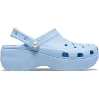 Crocs Classic Platform Pearl Clogs Bleu EU 38-39 Femme