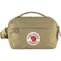 Fjällräven Sacs banane 'Kånken' sable / rouge / blanc