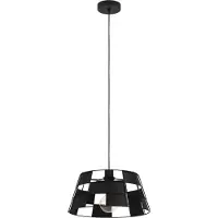 Eglo Lampe suspendue noire Pontefract Ø42cm