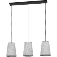 Eglo Lampe à suspension textile Alsager 3 lumières