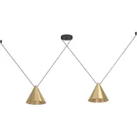 Eglo Lampe suspendue dorée Narices 1